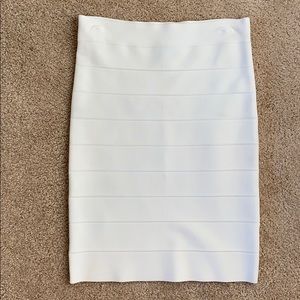 White bandage skirt from BCBG